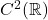 C^2(\mathbb{R})