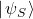 \left|\left.\psi_{S}\right.\right>