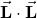 \vec{\mathbf{L}}\cdot \vec{\mathbf{L}}