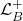 \mathcal{L}^+_B