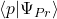 \langle p|\Psi_{Pr}\rangle