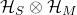 \mathcal{H}_S\otimes\mathcal{H}_M