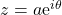 z=a \mathrm{e}^{i\theta}